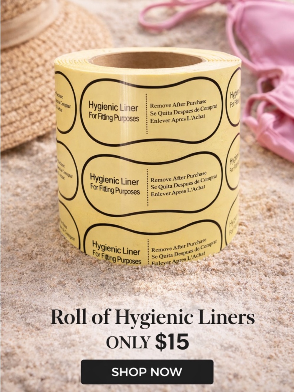 ROLL OF HYGIENIC LINERS